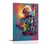 JEDSLLA True Romance Movie Posters Canvas Print Aesthetic Wall Art Modern Home Decor for Bedroom Living Room 24x36inch(60x90cm) Frame-style