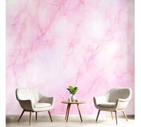 JEDTAKCT Wall Murals Marble Stripes Wallpaper, Dreamy Watercolor Wall Mural Decorative Wallpapers for Living Room Bedroom Blush Pink Photo Wallpaper, 300X210Cm (Wxh) Art Wallpapers 3D Effect