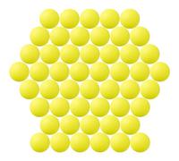 Jedulin 40MM Ping Pong Balls, 50 Pack Assorted Colored Tennis Balls Multi Color Plastic Balls Fun Beer Ping Pong Balls Bulk for Beer Pong Balls, Arts and Craft, Party Decoration, Cat Balls (Yellow)