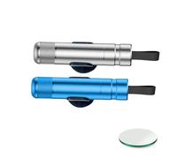 Jeeeun Beamlab Hammer Car Escape Tool and Seatbelt Cutter - 2-in-1 Emergency Glass Breaker for Vehicles, Heavy Duty Auto Escape Tools for Land & Underwater (Silver+Blue)