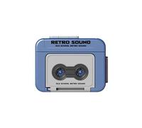 Jeeeun Creative Mini Tape Recorder Keychain, 2024 New Retro Tape Recorder Keychain, Recorder Tape Keychain (1pcs,Blue)