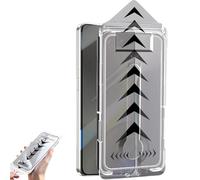 Jeeeun Evo Tech 3 in 1 Schutzfolie for iPhone 17/16/15/14/13/12 Pro Max/Plus, Tempered Glass, Auto-Alignment, Privacy, 9H, HD Touch (HD,15pro)