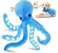 Jeefome Dog Toys for Large Dogs：Squeaky Interactive Dog Toys with Soft Fabric for All Breed Sizes- Puppy Toys to Keep Them Busy