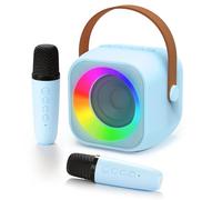 Jeefu Karaoke Machine 2 Microphones, Birthday Gifts for Girls Toys Age 3-15 Year Old Girls Gifts Kids Microphone Toys for 3-12 Year Old Girls Birthday Presents Easter Gifts for Kids