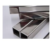 JEEIJ 1pcs Square Tube Stainless Steel, 10/15/20/25/30mm 1000mm Long 304 Stainless Steel Pipe (Size : 25x25mm)