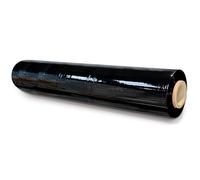 JeeJaan® 1 Roll Black Pallet Wrap 500mm x 300m 23mu 2.15 kg - Standard Core Heavy-Duty Premium Stretch Film Shrink Wrap Durable Cling Wrap for Secure Packaging and Shipping Needs