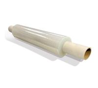 JeeJaan® 1 Roll Clear Pallet Wrap 400mm x 200m 30mu 1.50 kg - Extended Core Heavy-Duty Premium Stretch Film Shrink Wrap Durable Cling Wrap for Secure Packaging and Shipping Needs