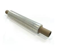 JeeJaan® 1 Roll Clear Pallet Wrap 400mm x 250m 23mu 1.50 kg - Extended Core Heavy-Duty Premium Stretch Film Shrink Wrap Durable Cling Wrap for Secure Packaging and Shipping Needs