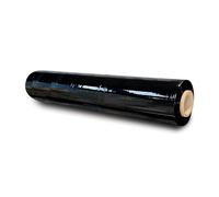 JeeJaan® 1 Roll of Black Heavy Duty Pallet Strech Shrink Wrap 500mm x 300m x 23mu - Strong Packaging Industrial Shrink Film Pallet Wrap for Moving Home, Furniture, Luggage and Parcel