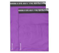 JeeJaan® 100 Pcs Mixed Purple Mailer 2 Sizes 50 from Each 10 x 14 and 12 x 16 - Poly Postal Self Seal Bags - Ship Your Valuables with Our Durable and Secure Mixed Purple Mailing Bag