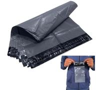 JeeJaan® 100 Pcs of Grey Small Postage Bags 4.5" x 7" - 114 x 180 mm Parcel Bags Self Adhesive Waterproof Plastic sealable and Tear-Proof Postal Shipping Bags Ideal for Shipping Purpose