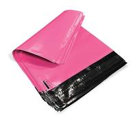 JeeJaan® 100 Pink Postage Bags Small 6 x 9 in Mailing Bags 160 x 230 mm Small Poly Mailers Postage Bag Envelope Courier Shipping Mailers Waterproof & Tear-Proof Postal Courier