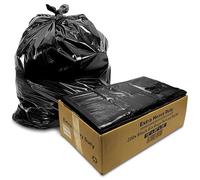 JeeJaan® 200 Large Black Bin Bags Extra Heavy Duty for Household Garbage Capacity 80L-Strong Black Refuse Sacks - Bin Liners for Everyday use - (18" x 29" x 39")