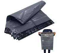 JeeJaan® 250 Pcs Grey Parcel Bags Large 22x30 in Grey Packing Bags 560 x 762 mm Large Poly Mailers Postage Bag - Envelope Postal Courier Shipping Mailers Tear-Proof Postal Delivery Bag