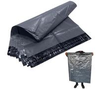 JeeJaan® 50 Pcs Grey Postage Bags 28" x 34" - 710 x 860 mm Large Poly Mailers Grey Postage Bag Strong Recyclable Poly Mailer Postage Bags for Envelope & Courier Shipping