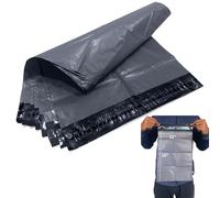 JeeJaan® 50 Pcs Grey Postal Bags 11" x 15" - 280 x 381 mm Poly Mailers Postage Bags - Envelope Courier Shipping Mailer Waterproof & Tear-Proof Postal Mailers Courier Bags