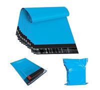 JeeJaan® 50 Pcs of Baby Blue Mailing Bags 12 x 16 in Postage Bags Large Letter Bags 300 x 400 mm Self-Seal Closure Packaging Bags, Delivery Parcel Bags Tempered Proof Courier Mail Pouch Sacks