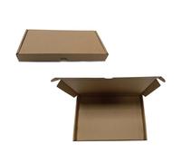 JeeJaan® 500 Pcs C4/A4 (325 x 225 x 20) mm Brown PIP Mail Postal Letter Box - Corrugated Cardboard Shipping Boxes for Royal Mail - Small Postal and Letterbox Packaging Boxes