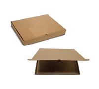 JeeJaan® 500 Pcs C5/A5 (229 x 159 x 20) mm Brown PIP Mail Postal Letter Box - Corrugated Cardboard Shipping Boxes for Royal Mail - Small Postal and Letterbox Packaging Boxes
