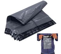 JeeJaan® 500 Pcs Grey Parcel Bag 6.5" x 9" - 165 x 230 mm Small Postage Bags Envelope Courier Shipping Mailers Recyclable Shipping Envelopes Tear-Proof Postal Delivery Bags