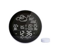 Jeek 2026 New Tuya WiFi Weather Clock Weather Forecast Weather Wireless Smart Thermometer Hygrometer Remote Gauge