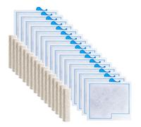 Jeekocaso 16 Pack Medium Fish Filter Cartridges Replacement Compatible with Aqueon QuietFlow LED PRO Power Size 10/E Internal Power 20 Filter/Zilla Size 20(Extra 16pcs Pads)