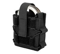JEELAD Molle Handcuff Pouch Handcuff Holster for Duty Belt Tactical Vest Adjustable Handcuffs Holder Fit Asp Chain Hinged Folding Rigid Handcuffs for Police Law Enforcement