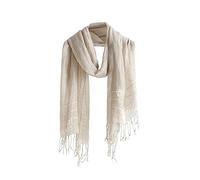 Jeelow Cotton Or Linen Scarf Lightweight Light Shawl Wrap For Men & Women