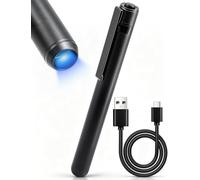 Jeemiter Cobalt Blue LED Medical Penlight for Corneal Injury, Tear Film & Contact Lens Assessment by Eye Professionals Ophthalmologists Doctors Nurses and Eye Examiner