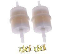 JEENDA 1/4 Inside Diameter Universal Fuel Filter 2405002S 2405013S 2405010S Compatible with Kohler CH20S to CH25S Ariens MTD Briggs & Stratton Gravely Engines (2)