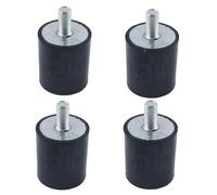 JEENDA 4 Pack Plate Compactor Tamper Rubber Shockmounts 50x55 mm M12 compatible with Wacker Neuson Vibration Isolators P1340 WP1540 WP1550 WP1340 VP1135 VP1340 VP1540 VP1550 VP2050 5100016316