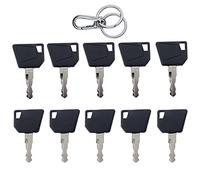 JEENDA Ignition Keys 14607 701 45501 for JCB 3CX Bomag Dynapac Terex Vibromax NH Ford Moxy Wacker Neuson Hamm Mini Excavator Bomag Cat New Holland 701 45501 (10)