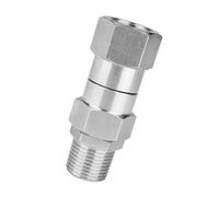 Jeenuuder 1 Piece High Pressure Washer Swivel Joint 3/8 Inch Pressure Washer Hose Fittings Car Washing