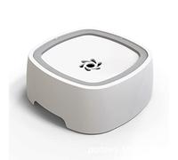 Jeenuuder 1 Piece Water Drinker Not Wet Mouth Splash Water Cat Bowl Not Sprinkler Water Dispenser Grey