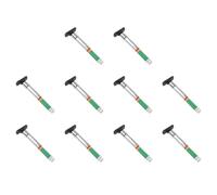 Jeenuuder 10pcs 0-25mm Car Wheel Tyre Measuring Digital Tire Tread Pattern Depth Thickness Gauge Auto Inspection Tools Supplies