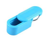 Jeenuuder 1Pcs Key Compressor with Discrete Magnetic Slide-Mini Pocket Pill Magazine-Portable Emergency Pills Blue Easy to Use About 3.6 X 1.5 X 1.5cm