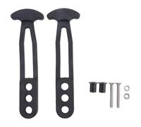 Jeenuuder 2 Pack Boat Telescoping Ladder Rubber Strap Boarding Fixed Lock Belt Adjustable 3-Hole for Pontoon Boat Yacht Roof