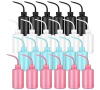 Jeenuuder 24 Piece Tattoo Squeeze Bottle 250 Ml/ 8.5 Oz Lab Wash Bottle Colorful Plastic Safety Water Squirt Bottle