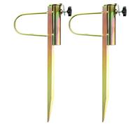 Jeenuuder 2PCS Patio Umbrella Stand Holder Beach Umbrella Sand Anchor for Beach Umbrella, Fishing Rod