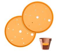 Jeenuuder 2Pcs Planter Inserts for Large Pots Plant Pot Insert with Drainage Holes for Tall Flower Pots Plant Containers (10inch) Planter Accessories for Indoor & Outdoor Use