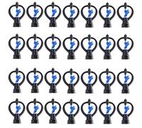 Jeenuuder 50PCS Butterfly Sprinkler Automatic External Wire Impeller Nozzle 360 Degree Automatic Rotation Sprinkler Irrigation