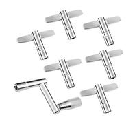 Jeenuuder 7 Pack Drum Key, Drum Tuning Key Continuous Motion Speed Key 6 x T-Type Drum Wrench and 1 x Z-Type Drum Wrench