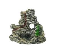 Jeenuuder Aquarium Decoration Resin Rocks Mini Fake Decorative Rocks Fish Tank Decoration Small Rockery for Fish Tank Decorations Type B