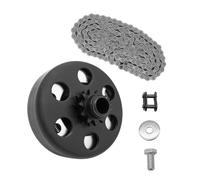 Jeenuuder Clutch 3/4" Bore 12 Tooth with35 Chain forMini Bike, Go Kart, Lawnmower forMost 2-6.5HP Small Engines Performance Parts