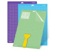 Jeenuuder Cutting Mats for Joy Xtra, 3 Pack Cutting Mats 8.5x12inch Adhesive Reusable Cutting Mats Plotter Pad