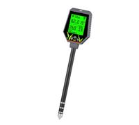 Jeenuuder Digital 6 in 1 Multifunctional Soil Detector Multifunctional Soil PH EC Meter Digital Soil Test Detector