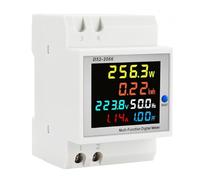 Jeenuuder Digital Single Phase Energy Meter Tester Power Usage Monitor AC110V 40V-300V100A Frequency Power Factor Meter Multimeter