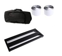 Jeenuuder Electric Guitar Monoblock Effect Board Effect Device Bracket Track Plate Aluminum Alloy Belt Bag BD-1