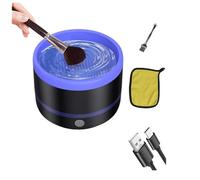 Jeenuuder Electric Makeup Brush Cleaner Machine Automatic Cosmetic Brushes Cleanser Tool for All Size Beauty Makeup Brush Set-A