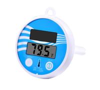 Jeenuuder Floating Pool Thermometer Wireless - Swimming Pool Temperature Thermometer Easy Read, Solar Digital Pool Thermometer